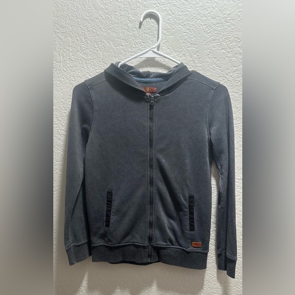 7 For All Mankind Dark Gray Hoodie - Picture 1 of 5